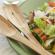 Resipi video: Salad dengan crouton, ham dan jagung Salad dengan kirieshka, jagung, timun, sosej